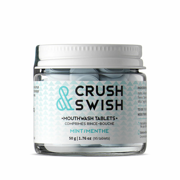 Crush & Swish Mouthwash Tablets
