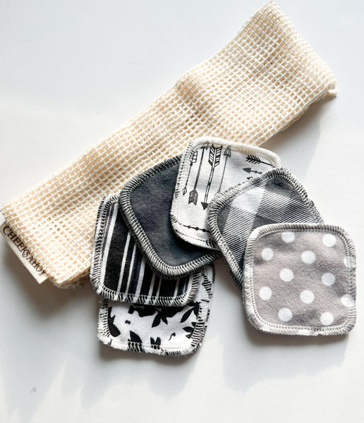 Reusable Facial Rounds + Laundry bag