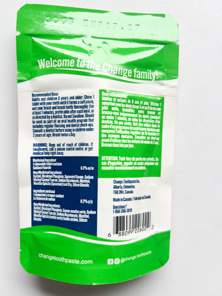 Flouride Toothpaste Tabs