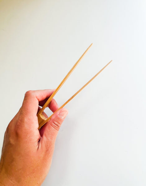 Bamboo Tiny Tongs