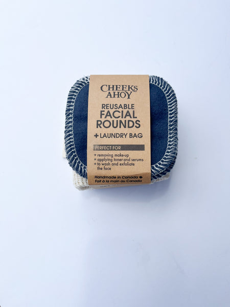 Reusable Facial Rounds + Laundry bag