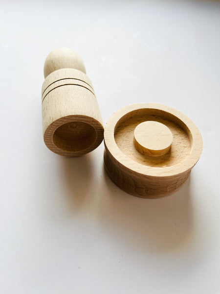 Wooden Paper Pot Press
