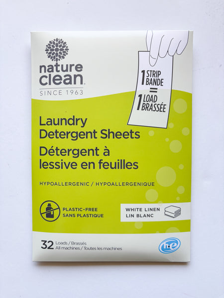Laundry Detergent Sheets - White Linen