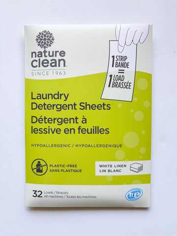 Laundry Detergent Sheets - White Linen