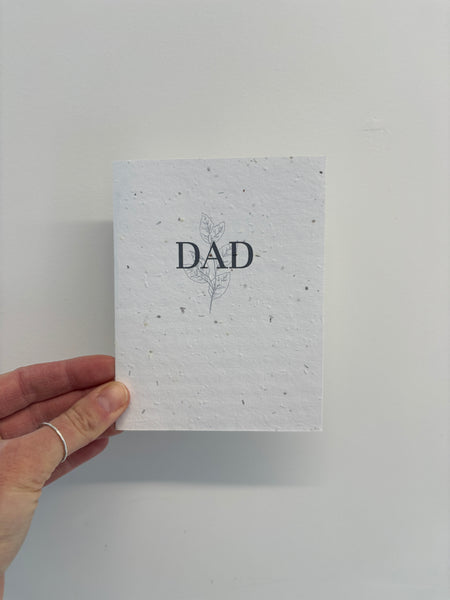 Dad Floral Seed Card