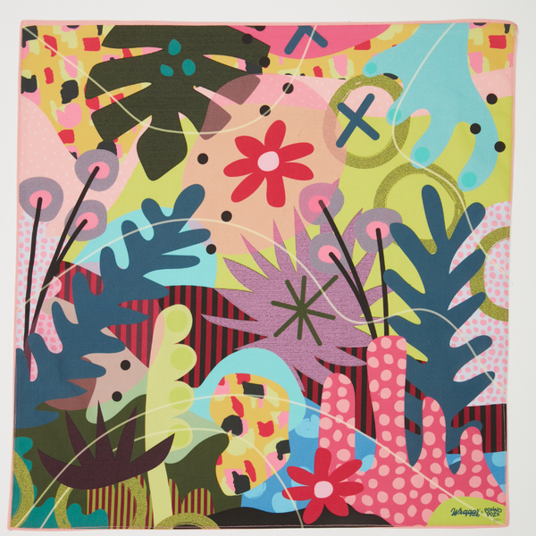 Furoshiki Gift Wrap - Warm Garden