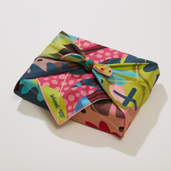 Furoshiki Gift Wrap - Warm Garden