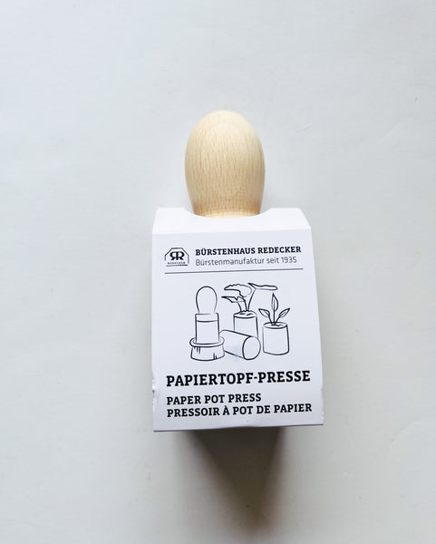 Wooden Paper Pot Press