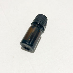 5ml Amber glass essential oil dropper